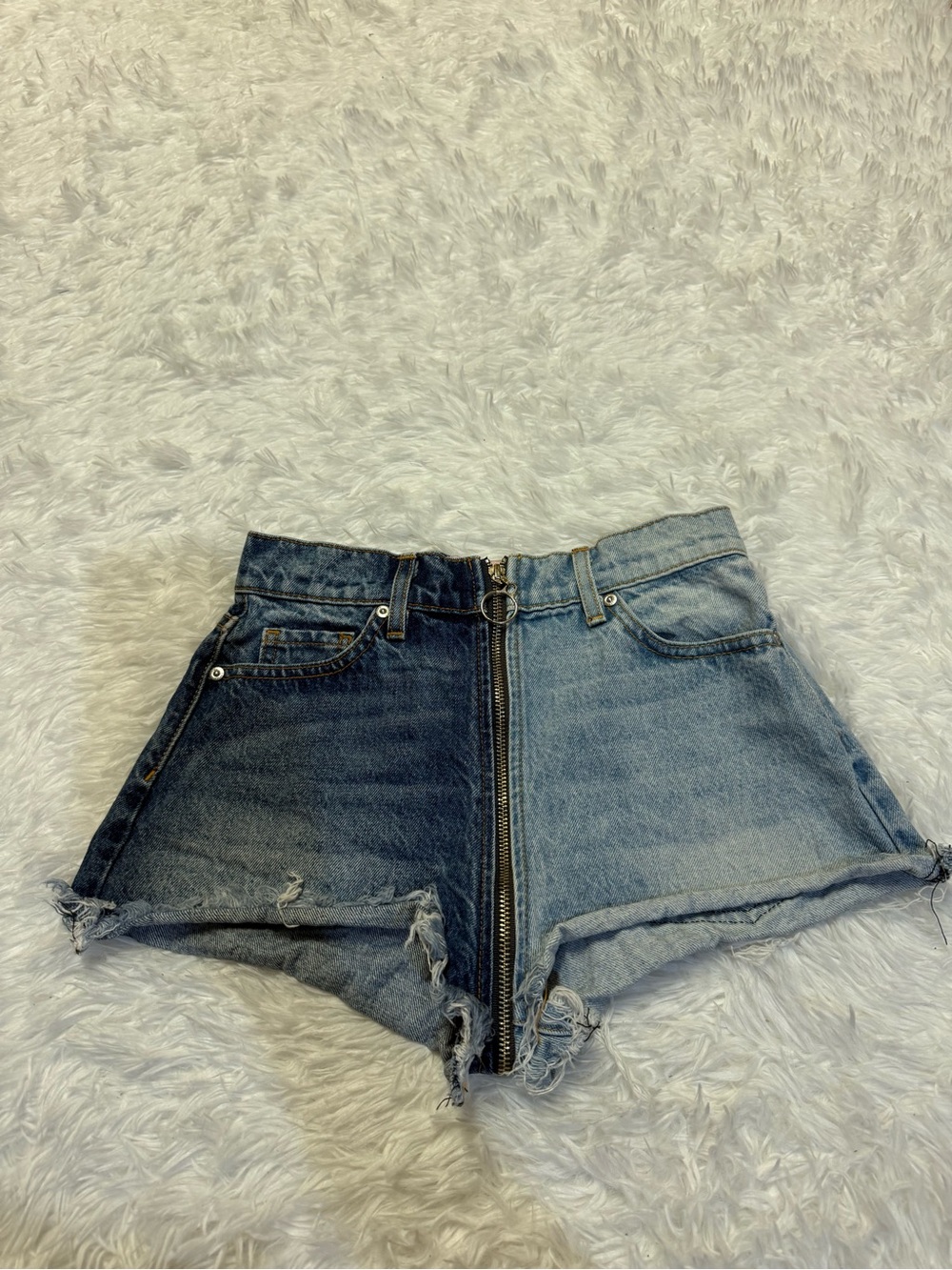 Revice Two Tone Denim Shorts